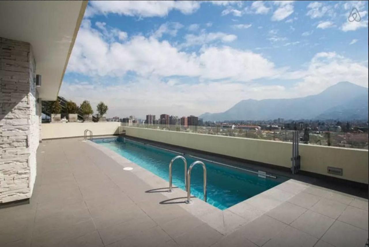 Charming Studio - W/Mountain View, Pool, & Gym Apartamento Santiago Exterior foto